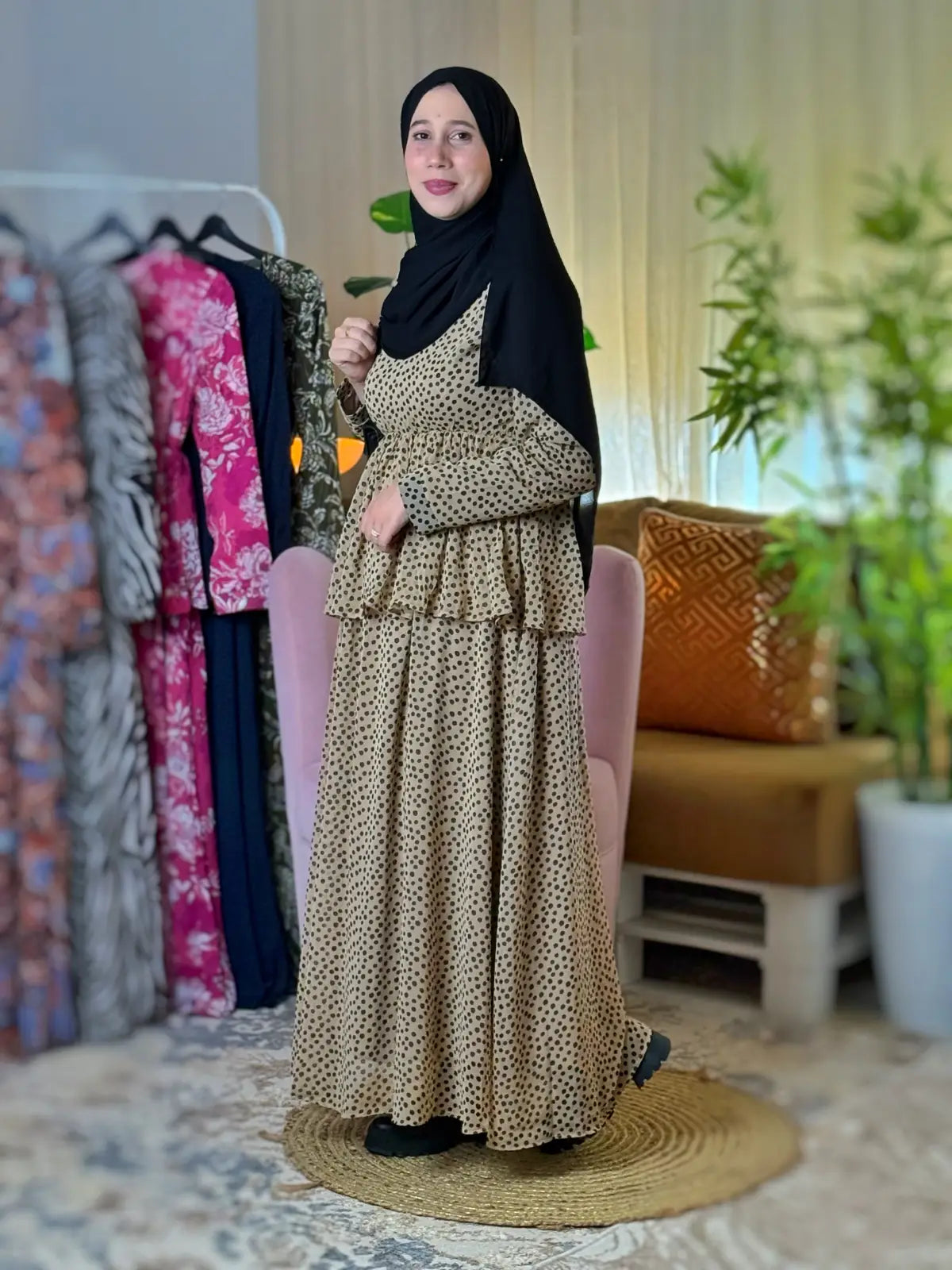 Robe NOUHA Beige