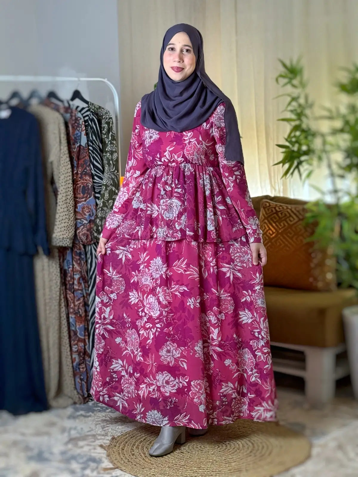 Robe NOUHA Fuchsia