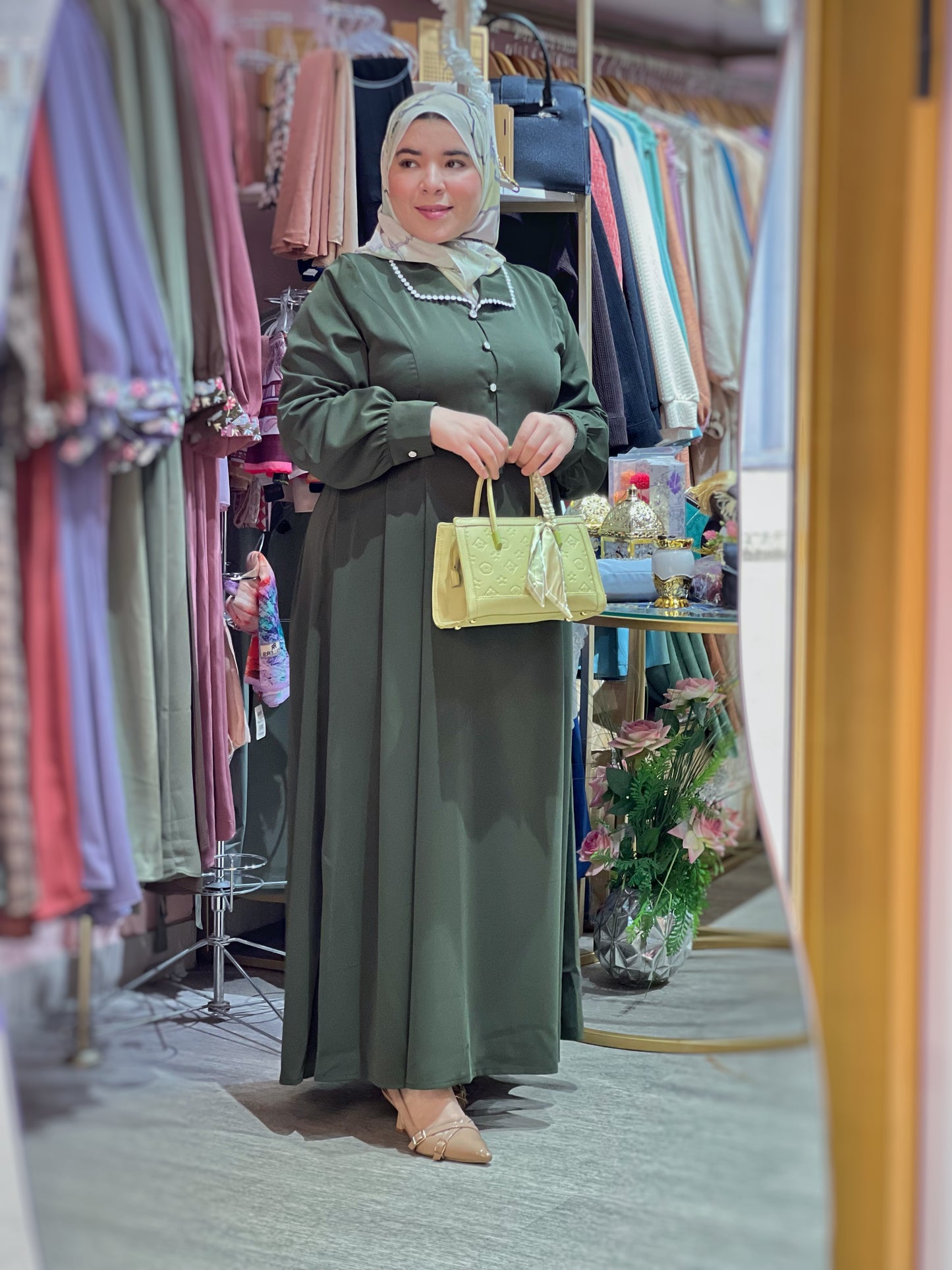 Robe SIDRA Vert