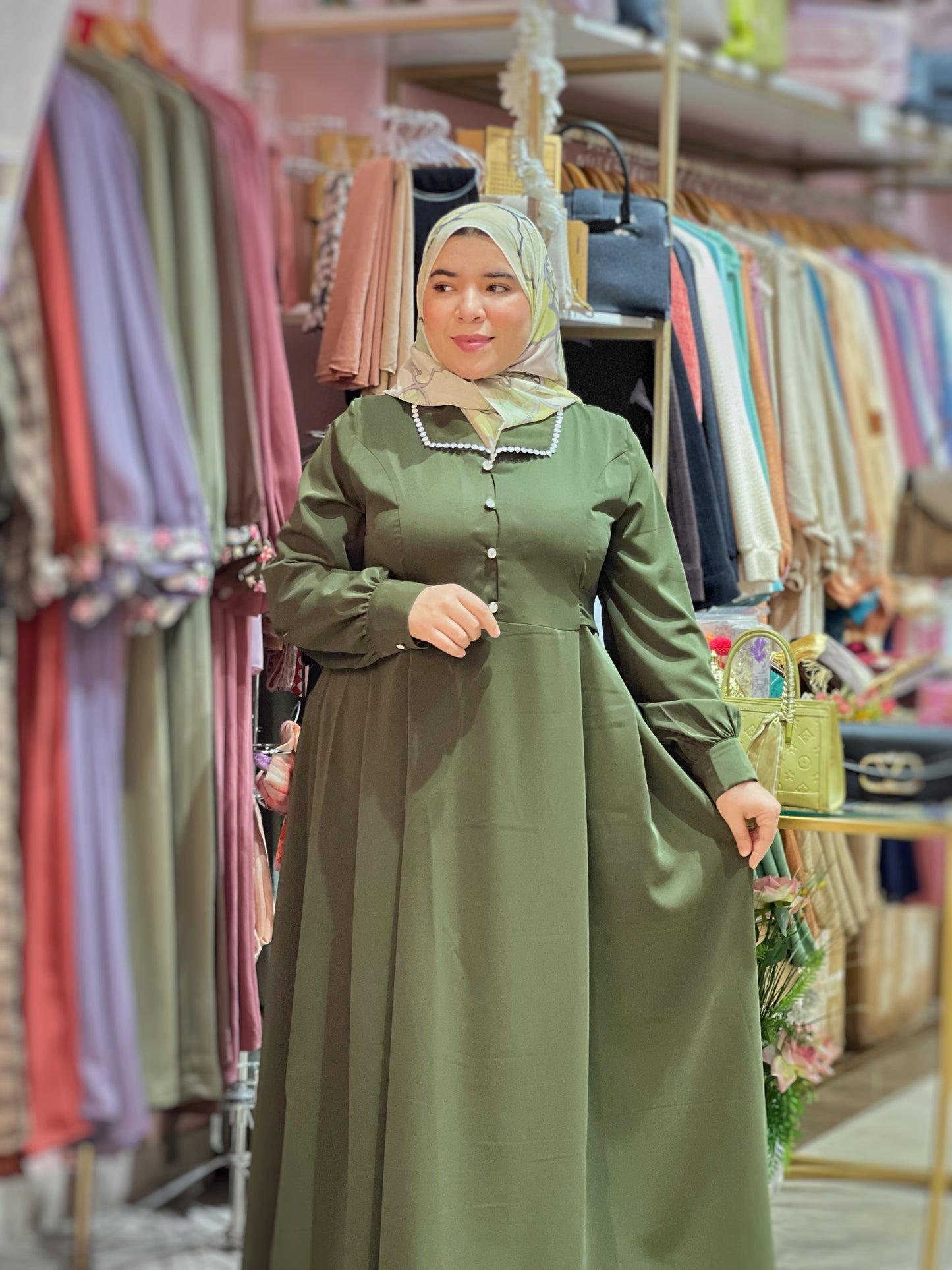 Robe SIDRA Vert