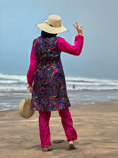 Burkini Bache Rose