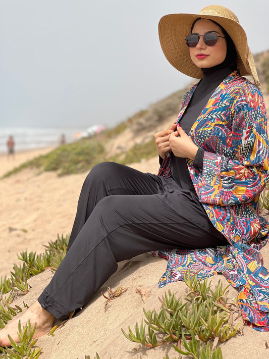 Burkini Noir Sans Kimono