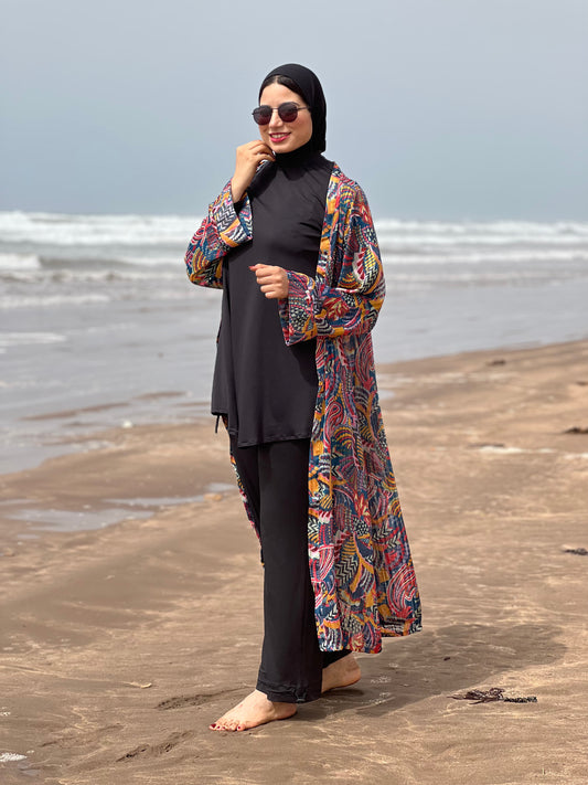 Burkini Noir Sans Kimono