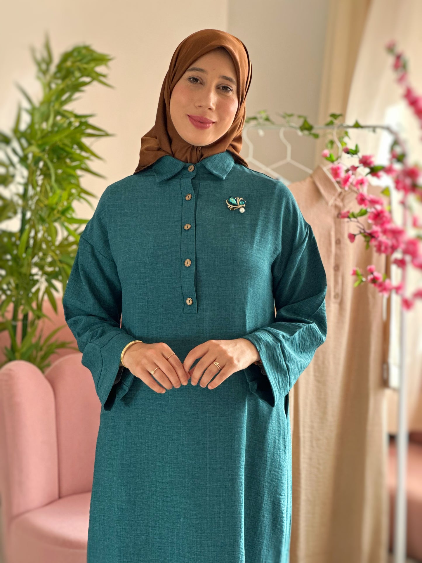 Robe AFAF Turquoise