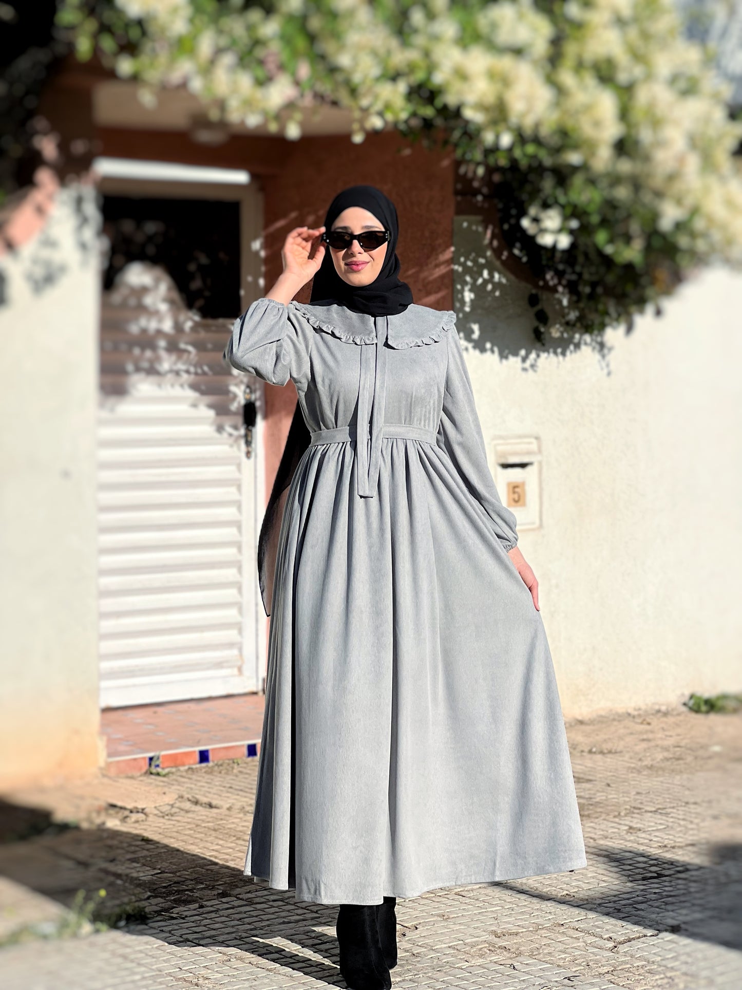 Robe NISRINE Gris