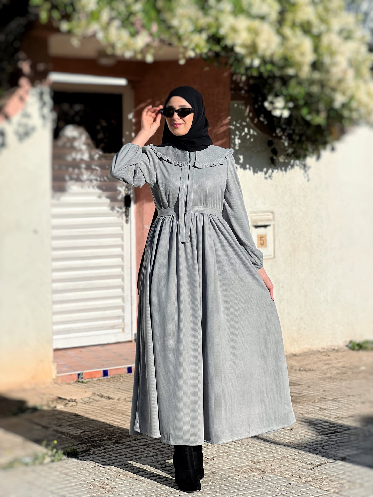 Robe NISRINE Gris