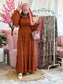 Robe LILYA Marron