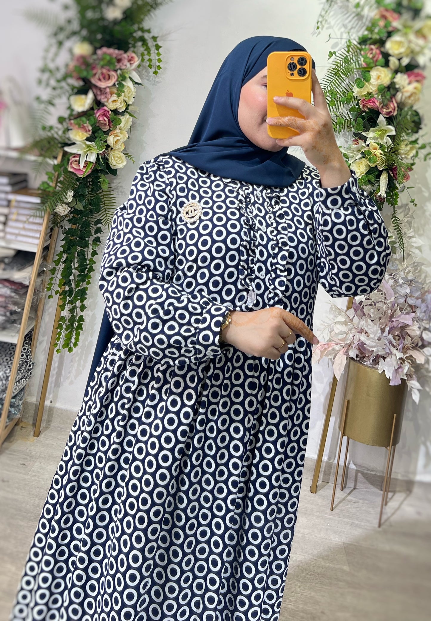 Robe Hidaya Bleu