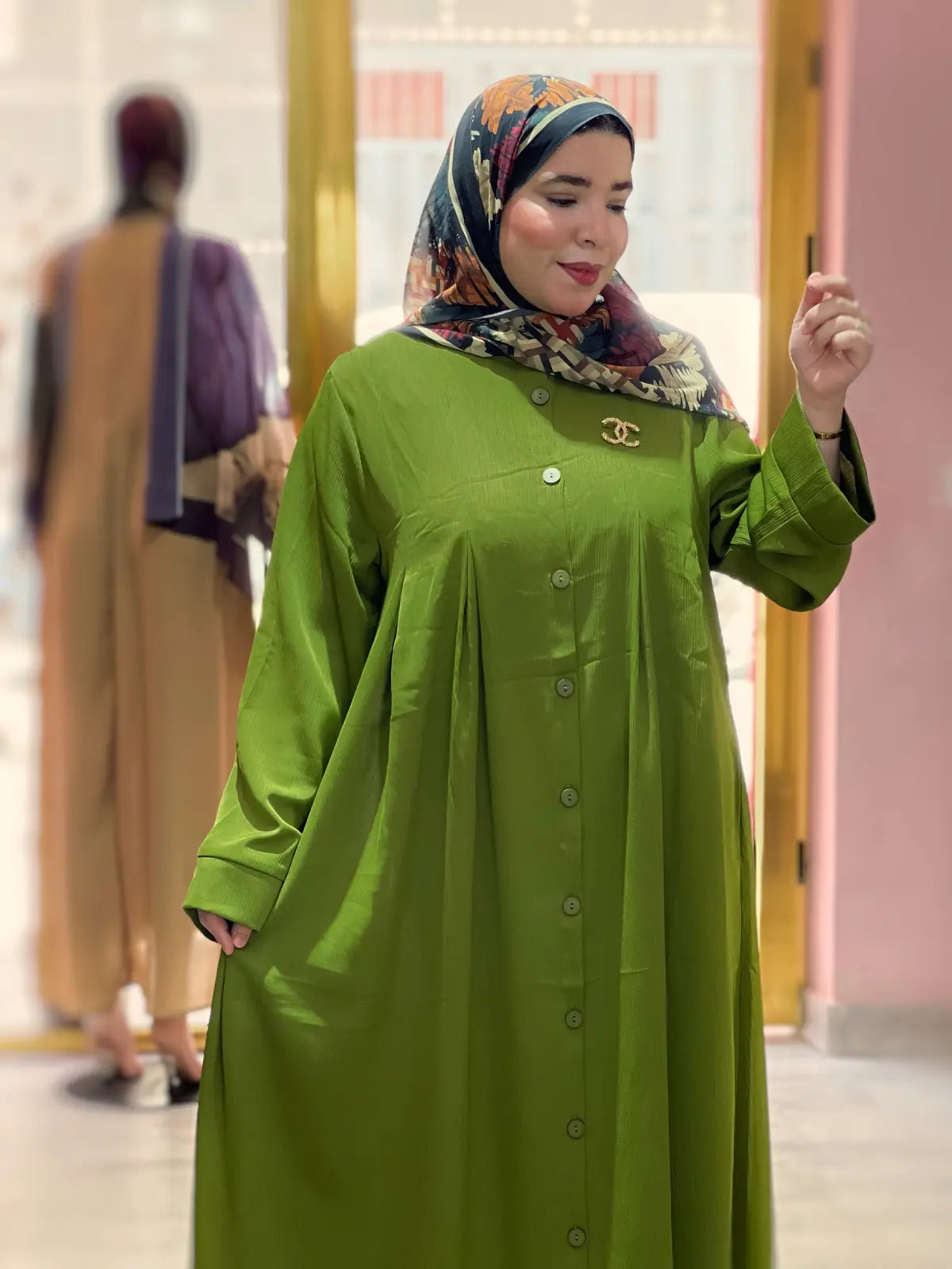 ABAYA MARAM Vert