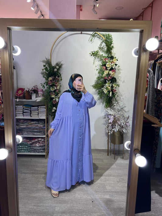 ABAYA YAMAMA Mauve Claire
