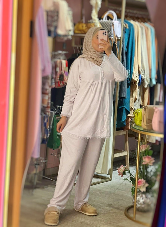 PYJAMA CAROLIN Blanc