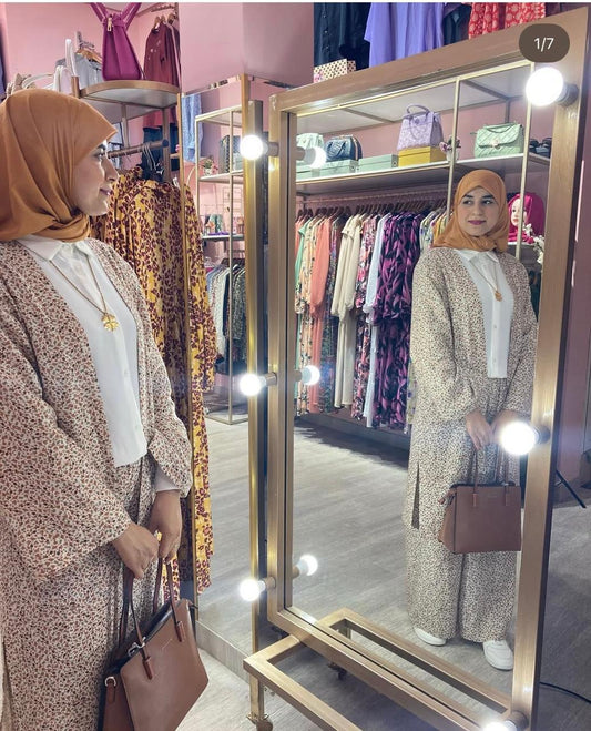 Ensemble Kimono marron